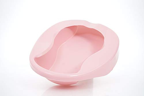 Medegen H120-10 Pontoon Bedpan, Mauve, 1.9L Capacity, 15 x 11 x 4.2 x 2.6 Size, Pack of 20