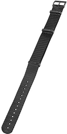 KHS Natoband Black, Ersatzarmband, KHS.EBNB.22