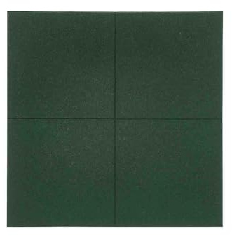 JARDIN202 - Loseta de Caucho Verde | Especial para Gimnasios | Suelos Infantiles | Fitness | Antivibracion- 40 mm 1x1m