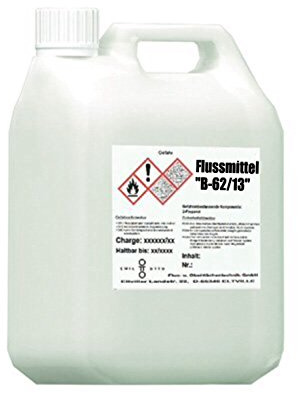 Flussmittel B-62/13 (Inhalt 250 ml) Gebrauchsfertiges Flussmittel zu löten von Kupfer- und Messingwerkstoffen und Heißmetallisieren