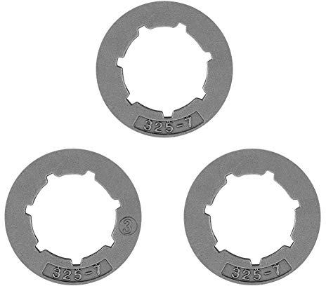 3 Pezzi Seghe Pignone Cerchio Pignone 325-7 Cerchio Motosega con Dente Piccolo Sostituzione Fit per 028 029 034 039 MS290 MS310 MS390