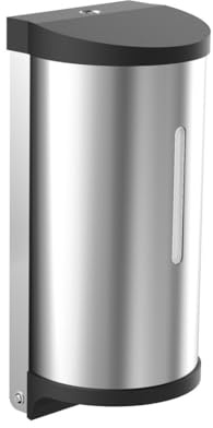 EMCO SYSTEM2 Dispensador de desinfectante para Montaje en Pared o de pie, dispensador de desinfectante controlado por Sensor, Ideal para desinfectantes líquidos, Columna desinfectante Duradera