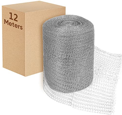 Maschendraht Loch Fill Stoff, Edelstahl Mesh Gap Blocker einfach zu arbeiten, Lückenblocker für den Bau von Loch, Schützen Sie Setzlings&Seeds, Grill Grill Clean, Füllen Sie Stoff DIY