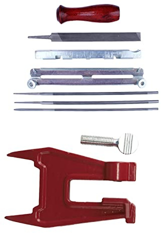 Gubeter Professionelles Kettensägen-Set, Größe 5/32, 3/16, 7/32, Feile für Kettensäge, für Husqvarna Stihl Poulan Pro Echo Homelite Jonsered Craftsman, Halterungen