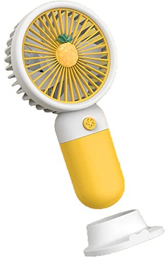 Hrippy Portable Handheld Fan Mini Fruit Usb Rechargeable Fan Cute Small Desktop Cooling Electric Fan for Outdoor Home Office Travel