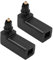 WANGCL Adaptador de Cable óptico Toslink de 2 Piezas Adaptador de Cable de Audio óptico Digital de 90 Grados Adaptador Macho a Hembra de 360 Grados para Adaptador de TV por Cable óptico Toslink