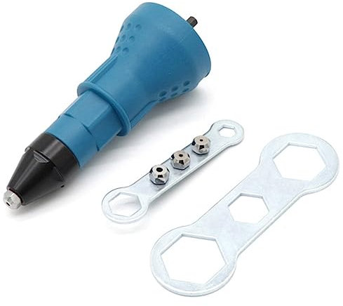 Ctwezoikmt Adapter-Set für elektrische Bohrmaschinen, 2,4 mm - 4,8 mm, kabelloses Nietwerkzeug für elektrische Bohrmaschinen-Zubehör