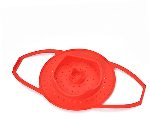 ABOOFAN Vaporera de Silicona para Alimentos Plegable y Retráctil, Grande, Silicona de Grado Alimenticio, Resistente y Ligera, Apta para Verduras y Mariscos, Adecuado para Cocina