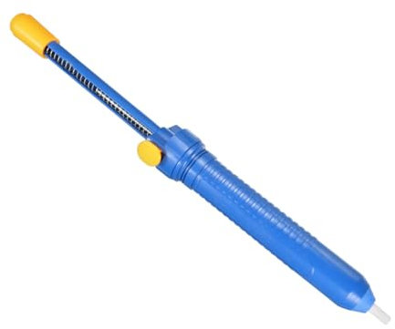 CoCud Bomba de Desoldadura 335mmx26mm Removedor de Estaño Herramienta Manual - (Uso: para Aspirar Estaño Al Vacío)