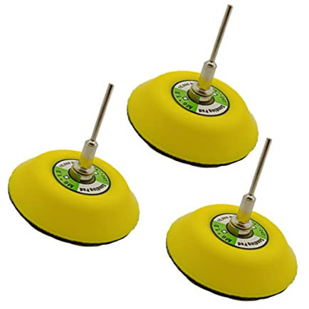 BomDog Polishing Wheel,3Pcs Disc Sander Metal Nibbler Drill Attachment Drill Polishing Pad Car Drill Set Electric Drill Disc Wheel Grinding Abrasive Sanding Disc