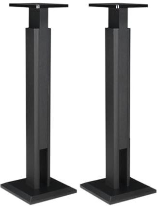 SFKLYU Soportes Altavoces con Vetas Madera Soportes para Altavoces Suelo Home Cinema Altavoces HiFi Sobremesa y Satélite Soportes para Monitores Afinación Opcional con Relleno Arena,A1,65CM