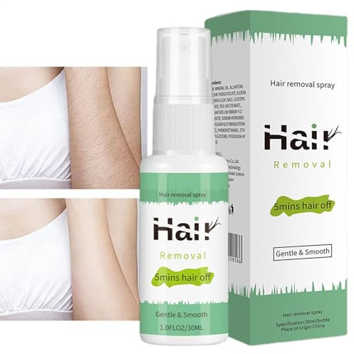 Haarentfernungsspray, Körper- Und Schamhaar-Enthaarungsspray, Feuchtigkeitsspendendes Haarentfernungsspray Für Unterarm, Brust, Rücken, Beine, Achsel Und Intimbereich