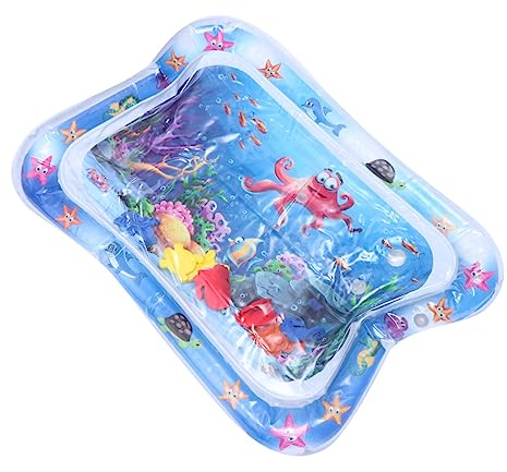 Baby-wasserspielmatte Aufblasbar Geklopfte Unterlage Wasserspielzeug Für Kleinkinder Feine Verarbeitung Bequem Auslaufsicher Ideal Für Jungen Und Mädchen
