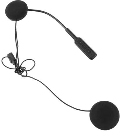 BOROCO Auriculares del Casco de Motocicleta, Auriculares con Casco de Motocicleta Bluetooth Call Micrófono de Auriculares para Altavoces, Control de Llamadas de Música