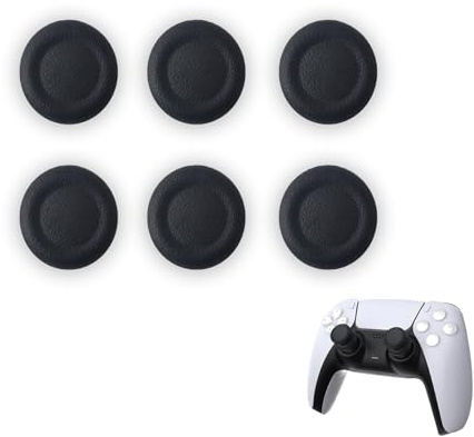 6 Stück Joystick Kappen für PS5 Controller Stick Aufsätze PS5 Controller Joystick Caps ps5 Controller Sticks,TPE Ersatzkappen für PlayStation5 Grip,rutschfeste Stick Aufsätze für PS4/PS3 Stick Caps