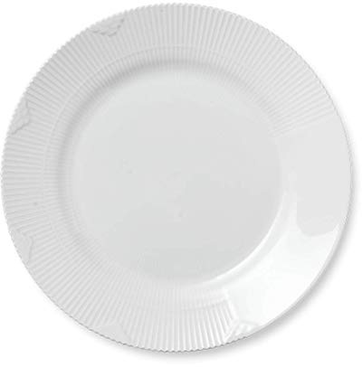 Royal Copenhagen White Elements Flacher Teller Ø 28cm Porzellan Weiß, 1017499