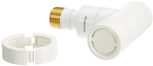 Oventrop Thermostatventil Baureihe EDN15, 1/2, PN10, Eck, weiß, 1163062
