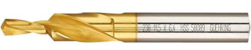 Format 7611010060 - Stufenbohrer kurz DL HSS TIN M 6. 90 Grad Gñhring