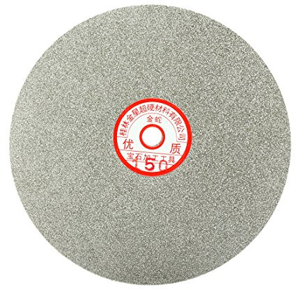 Sourcingmap - Disco abrasivo piatto diamantato, grana 150, 200 mm