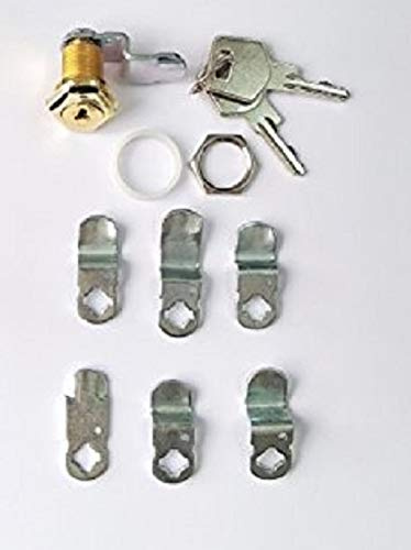 Serrure boîte aux lettres Adaptable Doré (Kit)