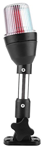 Adjustable LED Navigation Lamp Marine Light Boat LED Light Yacht Light Shoreline Tri-Color Red Green Fold Down Stern Boat/Yacht Spare Parts Boat/Yacht Spare Parts