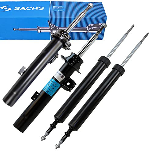 SACHS 4x Gasdruck Stoßdämpfer vorne und hinten Kompatibel mit BMW 3er (E90), Cabriolet (E93), Coupe (E92), Touring (E91)