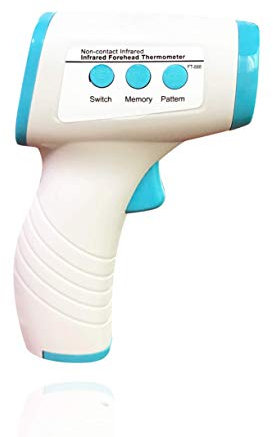 Forehead and Ear Thermometer Infrared Thermometer Medical Non-Contact Fever Thermometers Accurate Fast Temperature Gun quick Read Perfect for Adults Kids and Infant indoor, and Outdoor Use