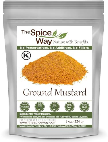 The Spice Way Ground Yellow Mustard Seed - 8 oz