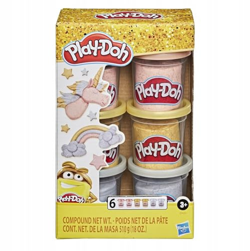 Play-Doh Hasbro European Trading B.V VASETTO Col.Met.E9433 Kreative Aktivitäten, Mehrfarbig (E94335L0)