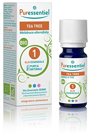 Puressentiel Olio Essenziale di Tea Tree, 100% Puro e Naturale, Oebbd, Olio Essenziale Botanicamente e Biochimicamente Definito, Da Agricoltura Biologica, Vegan e Cruelty Free, 30 ml