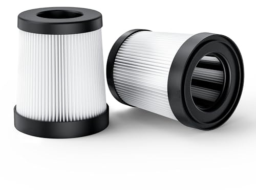 kalado Washable HEPA Filter Replacement for KCV01 Cordless Vacuum Cleaner, 2 Pack, No Side Buckles
