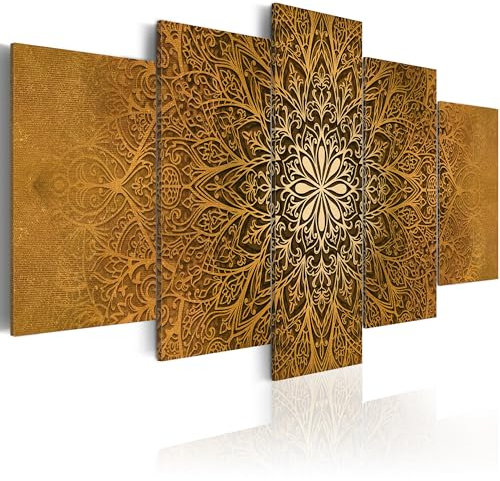 B&D XXL - Leinwandbild Geschenke Heimdekoration, 200x100 cm, 5-teilig