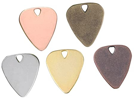 BESTonZON 20stücke Gitarrenplektrum Aus Legierung Metall Gitarrenzubehör Gitarrenplektrum Plektrum Für Elektrische Gitarre