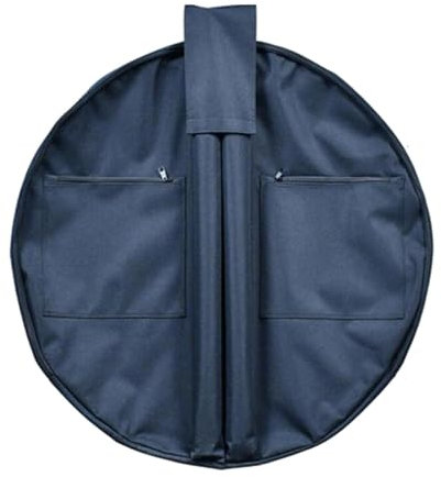 harayaa Transporttasche für Discgolf-Körbe mit Griff, schwarz (Korb Nicht im Lieferumfang enthalten)