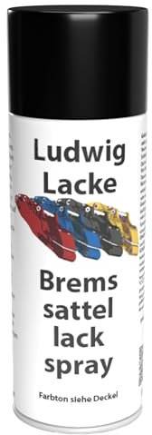 LudwigLacke Bremssattel Lackspray Schwarz 400ml