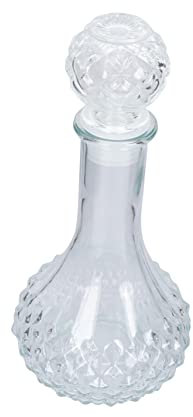 Carafe à Vin 500ml en Verre Épais, Décanteur Simple pour Usage Domestique
