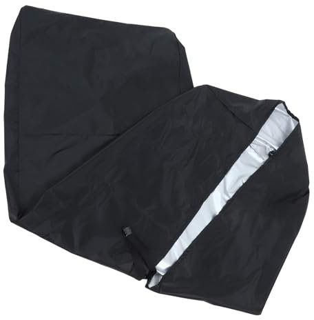 INOOMP copertura della sedia da spiaggia Copertura poltrone copertura per poltrona reclinabile fodere per poltrona reclinabile Copertura per sedie all'aperto Tessuto Oxford 210d Nero