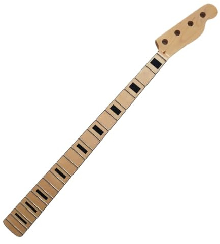 Bassgitarren-Halsteile, 20 Bünde, 86,4 cm Ahorn-Griffbrett-Block-Inlay, Ersatzteile