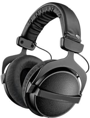 Generico Compatibile con le cuffie da studio DT770 PRO chiuse 80/250(250 Ohm Black)