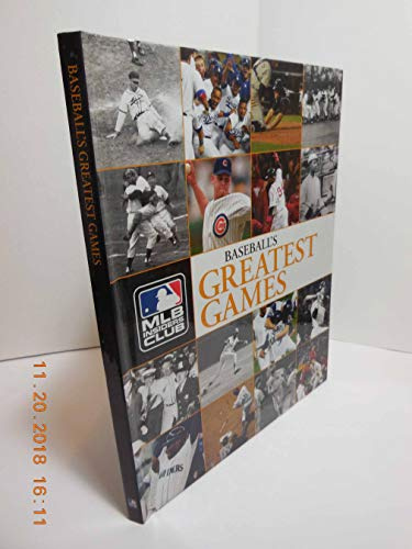 baseball's greatest games mlb insiders club