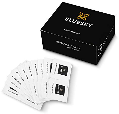Bluesky Acetone Gel Polish Remover Wraps Pre Soaked, Soak Off Nail Varnish Removal Pads - 200 Pack, Packaging may vary