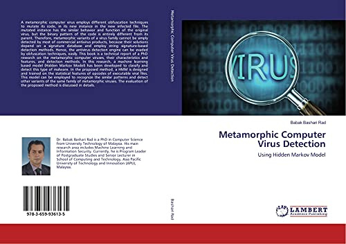 Metamorphic Computer Virus Detection: Using Hidden Markov Model