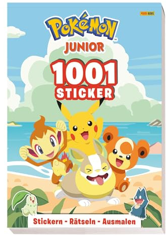Pokémon Junior: 1001 Sticker - Stickern - Rätseln - Ausmalen: Activityblock mit 1001 Stickern