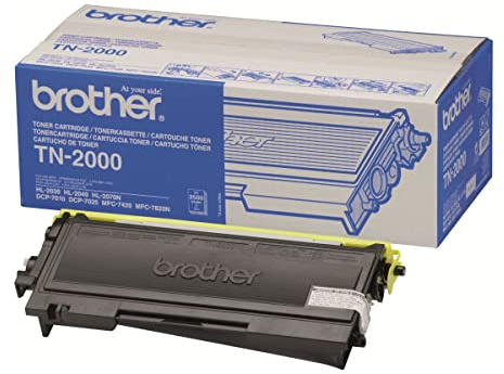 Brother Toner TN-2000 TN2000 Original Schwarz 2500 Seiten