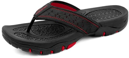 ChayChax Mäns thong flip flops utomhus sport strand sandaler sommar tofflor badtofflor med halkfri gummisula
