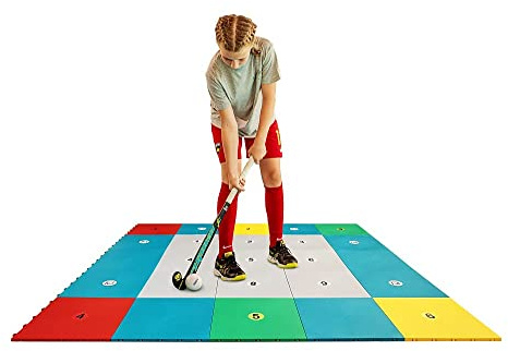 Field Hockey Star - Professionelle Trainingsfläche - Feldhockey-Bodenfliesen - 360 Skills Zone