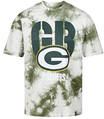 Recovered NFL T-Shirt Jersey Trikot American Football Fanshirt Teamlogo Helm Tie-Dye Sommer Oversized