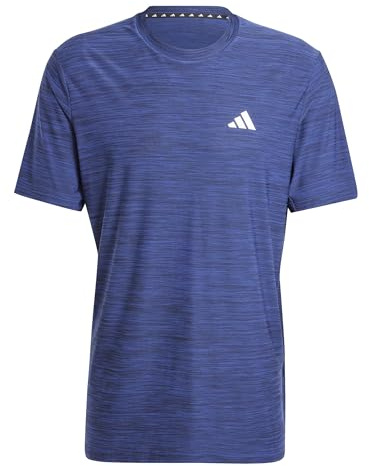 Adidas Homme Train Essentials Stretch Training Tee, Dark Blue/Black/White, L