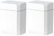 ELPHECO 2 Pack 3.5 Gallon Bathroom Trash Can with Lid Motion Sensor Slim Garbage Can Waterproof Smart Small Trash Bin for Bathroom, Kitchen, Office, Bedroom, Living Room, Toilet, White
