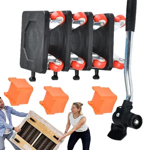 Kit de transport de meubles, chariot de transport de meubles, roulettes pour réfrigérateur, curseur de transport de meubles, outil de levage de meubles pour réfrigérateur